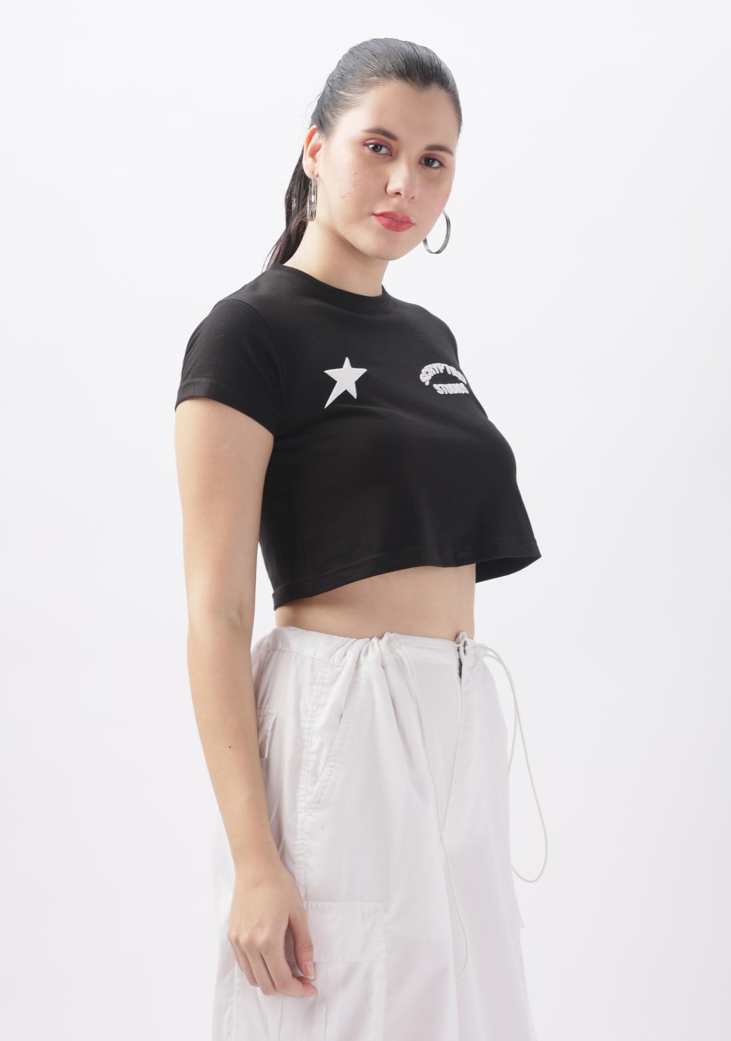 Carbon Core Crop Top