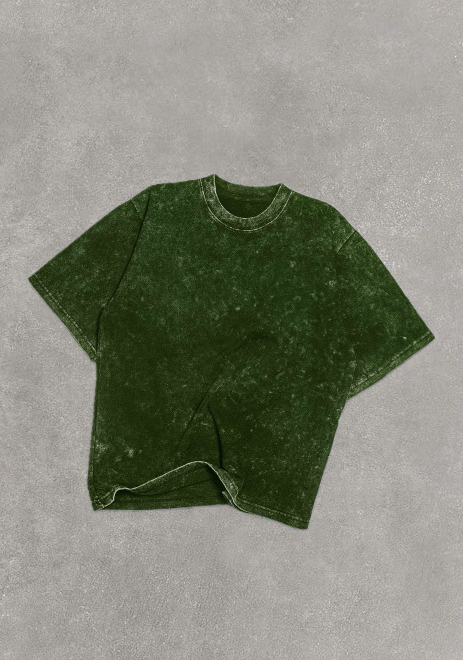 Emerald Essence Acid Washed Relaxed Fit T-shirt